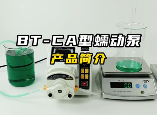 BT-CA蠕動泵產品簡介